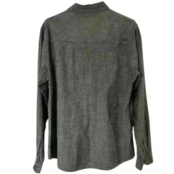 Mountain Khakis Shirt Men's Size Large Gray Button Down Classic Fit - Picture 2 of 4